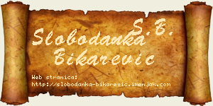 Slobodanka Bikarević vizit kartica